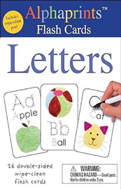 Alphaprints: Wipe Clean Flash Cards Letters